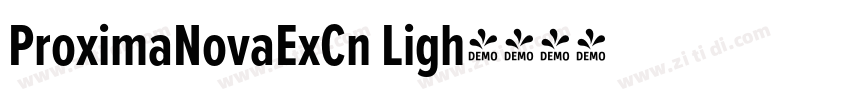 ProximaNovaExCn Ligh字体转换 ProximaNovaExCn Ligh字体转换